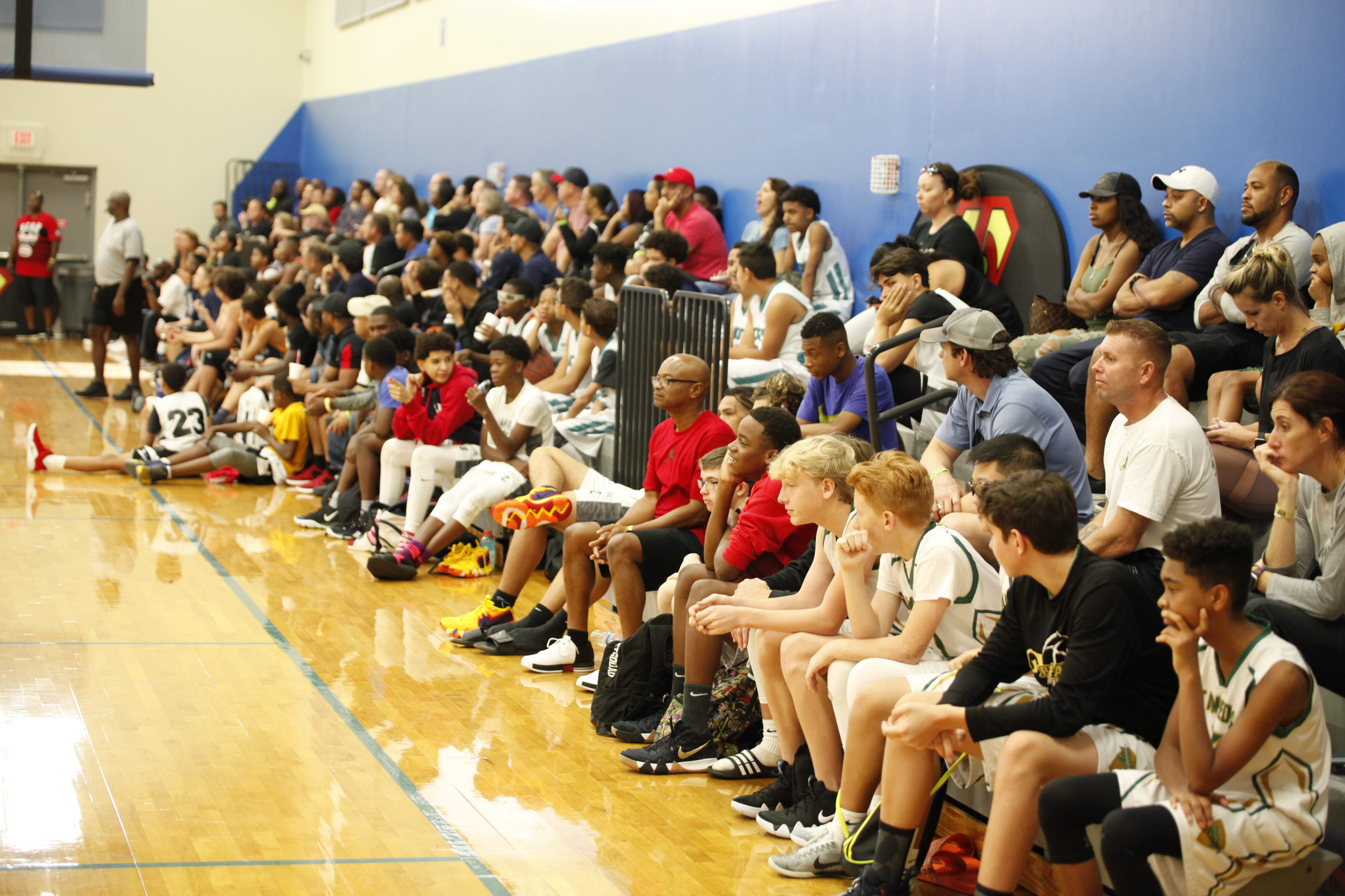 Packed sideline at Super6 Series LLC