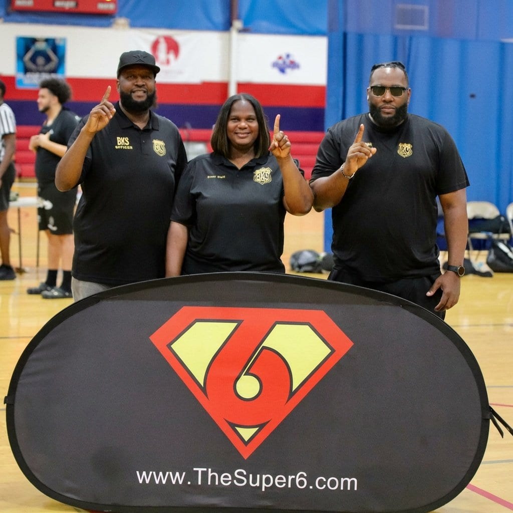 Staff celebrating with the team